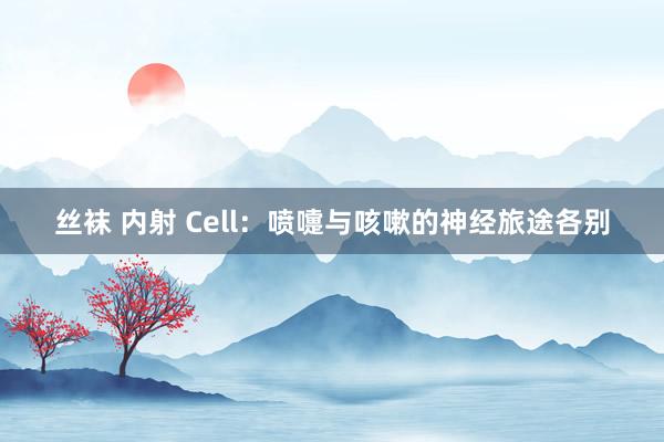 丝袜 内射 Cell：喷嚏与咳嗽的神经旅途各别