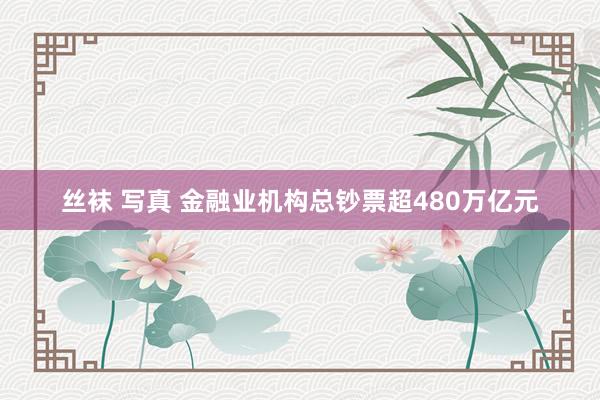 丝袜 写真 金融业机构总钞票超480万亿元