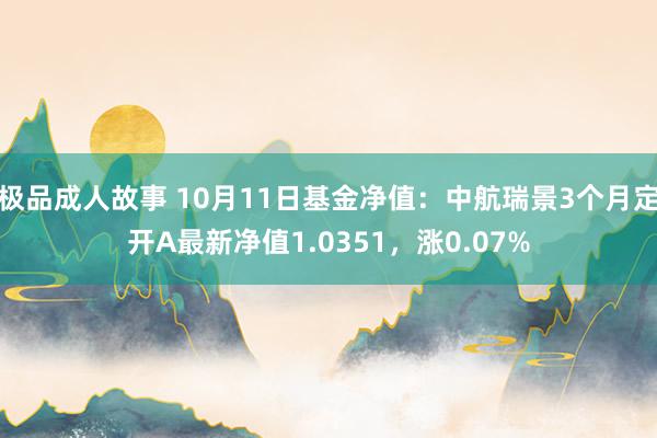 极品成人故事 10月11日基金净值：中航瑞景3个月定开A最新净值1.0351，涨0.07%