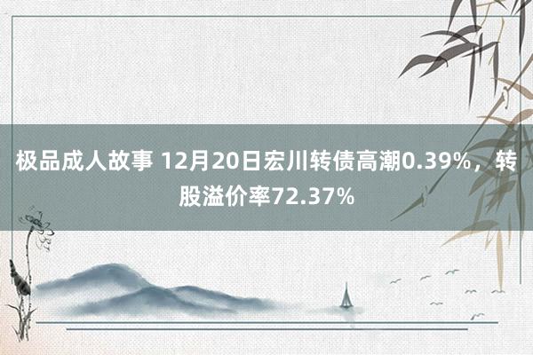 极品成人故事 12月20日宏川转债高潮0.39%，转股溢价率72.37%